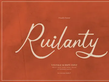 Ruilanty | Vintage Script Font preview picture