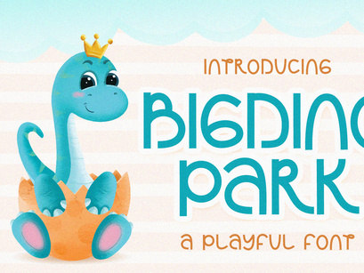 Bigdino Park - A Playful Font