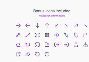 Liquid Icon Set 100+ excellent icons in three styles