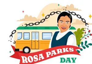 9 Rosa Parks Day Illustration