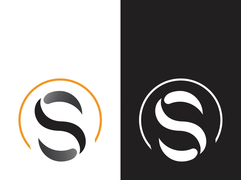 Business corporate S letter logo design vector