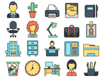 Office Vector Free Icon Set preview picture