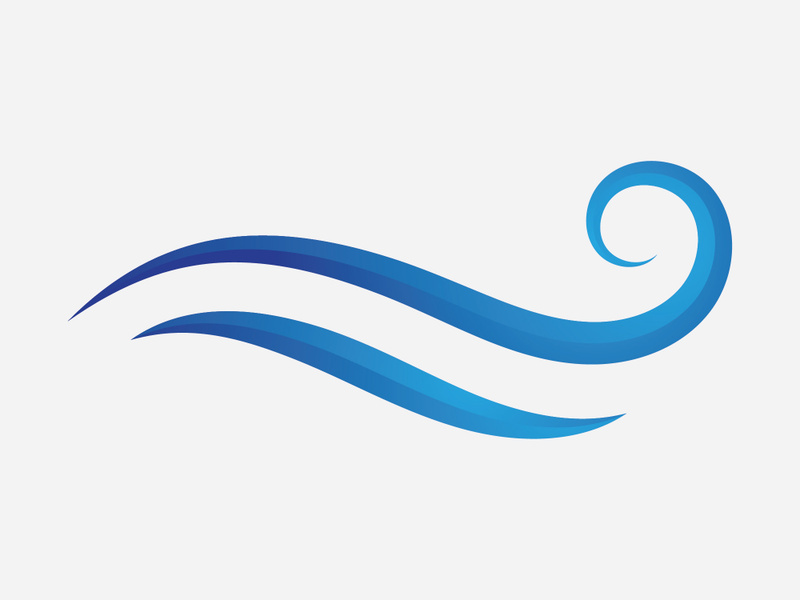 Water Wave symbol and icon Logo vector