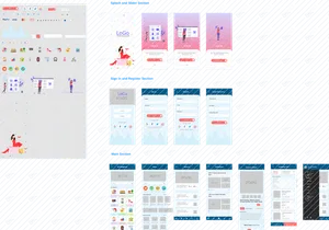 E commerce App UI Adobe xd and PSD Design full project