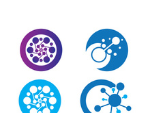 Molecule symbol logo template vector illustration design