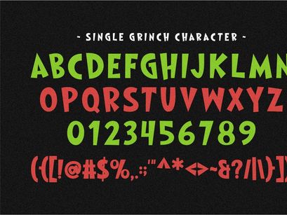 Single Grinch - Christmas Display