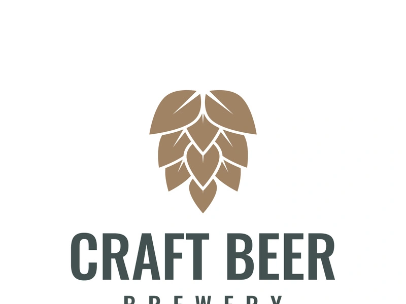 Premium quality vintage craft beer logo template. For badges, emblems, beer companies, bars, taverns.