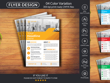 Professional Flyer Design Template preview picture