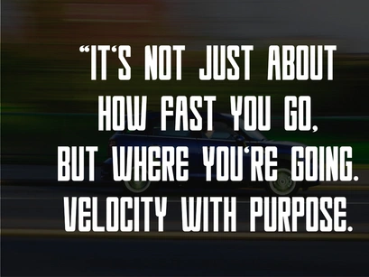 Velocity - Condensed Sans Serif