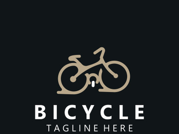 Bicycle icon template design inspiration. Bicycle store Quality symbol vector preview picture