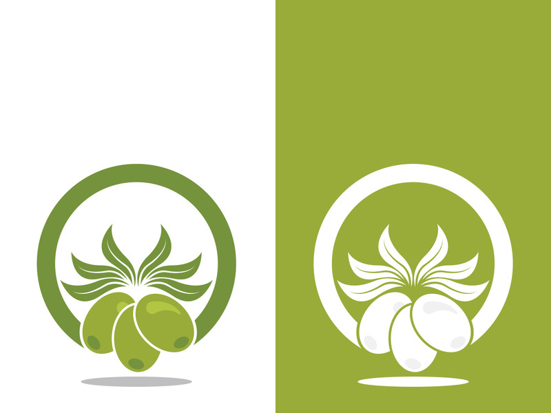 Extra virgin olive oil logo icon design vector illustration