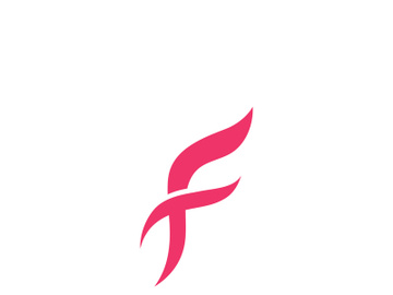 F logo and symbol vector icon app preview picture