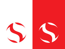 Business corporate S letter logo design vector