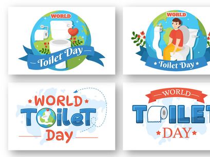 11 World Toilet Day Illustration