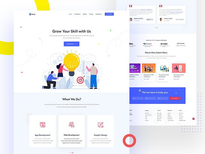 Sass Digital Agency Landing Page by Rony204320 ~ EpicPxls