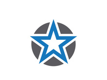 Star Logo Template icon illustration design