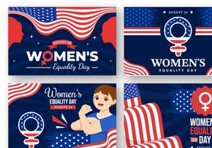 15 Womens Equality Day in United States Illustration