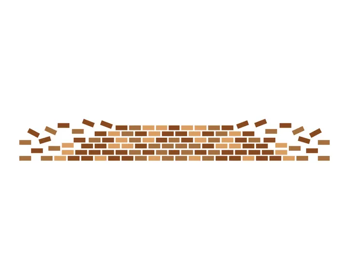 Brick icon design illustration