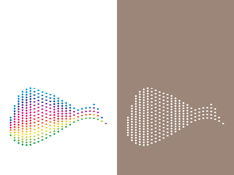 Sound waves vector illustration design template