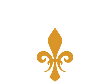 Fleur de lis vector icon preview picture