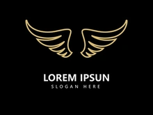 Wing Logo Template vector icon design
