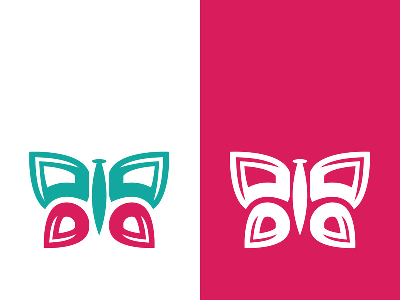 Butterfly logo icon vector design illustration