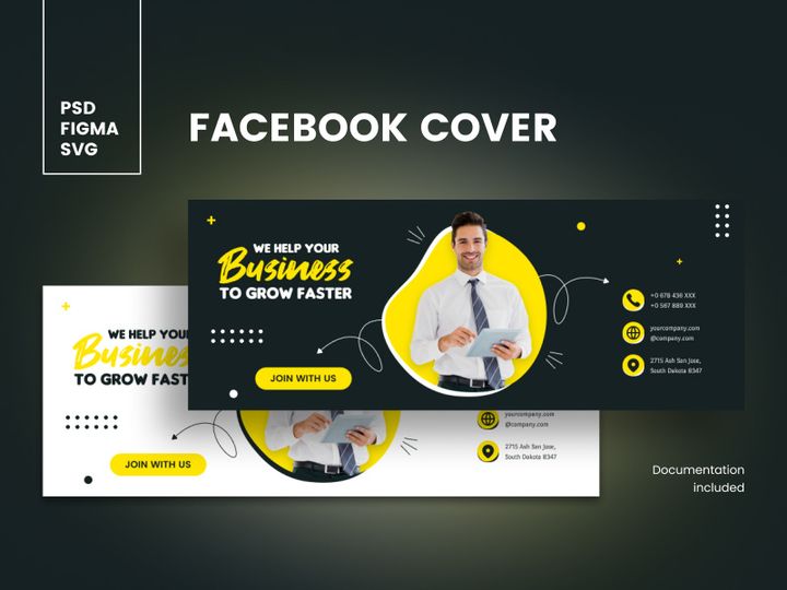 Modern Facebook Cover Template