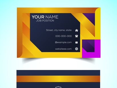10 Creative and modern corporate business card template