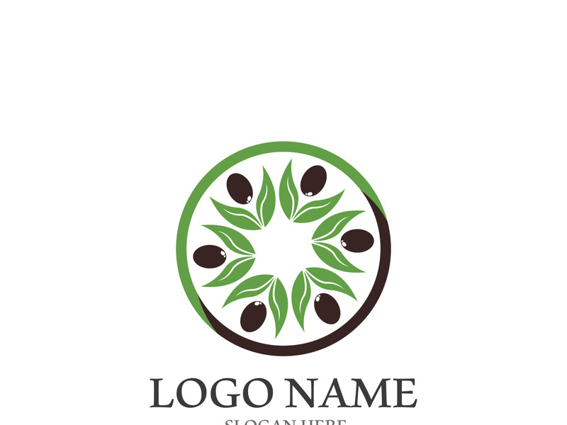 olive icon vector illustration design template