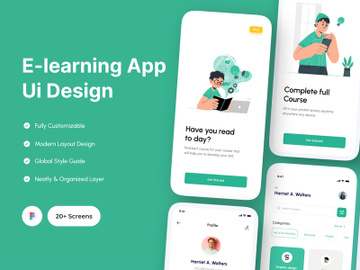 E-learning App Ui Design preview picture