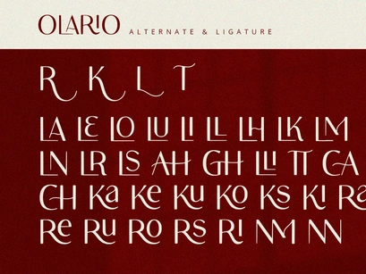 Olario - Sans Serif Font