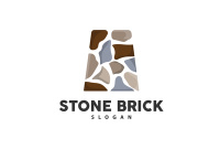 Stone Logo, Premium Elegant Design, Stone Balance Vector