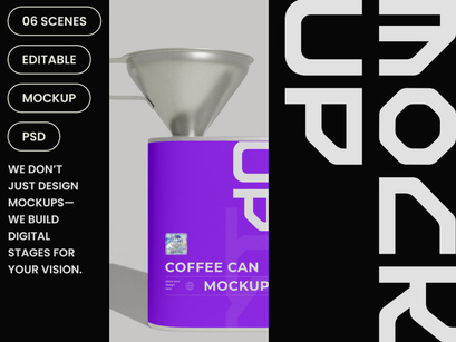 Coffee Can Funnel Mockup