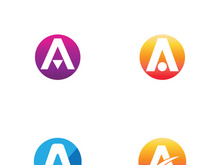 modern and creative initial letter A logo.