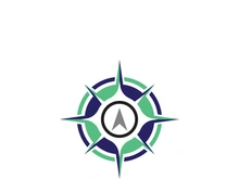 Compass logo template vector icon illustration design