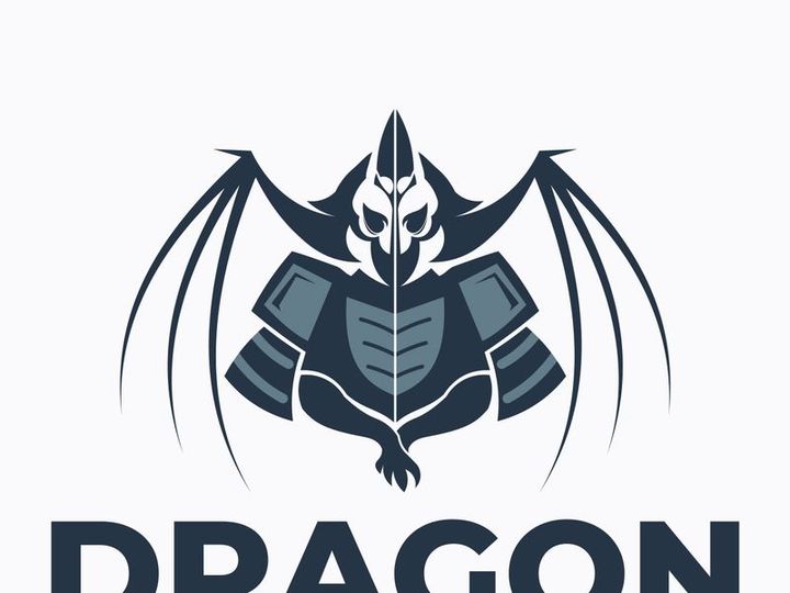 Dragon logo art illustration