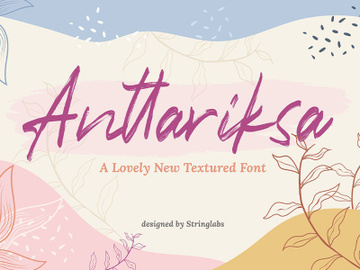 Anttariksa - Brush Script Font preview picture