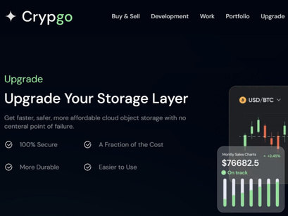 Crypgo Nextjs Tailwind Landing Page