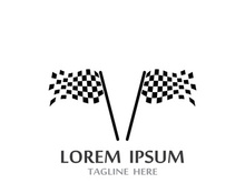 Race flag logo