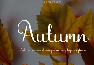 Coffee Latte Script Font