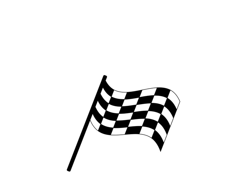 Race flag logo