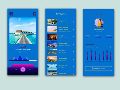 Yoga Mobile Apps Design