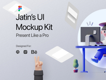 Jatin's UI Mockup Kit preview picture
