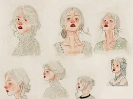 Elegant Line Art Portrait Collection – 10 Artwork Bundle (EPS + JPEG) preview picture