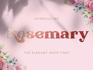 Rosemary - Elegant Serif Font preview picture