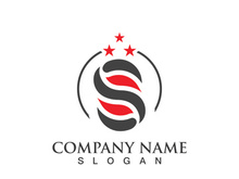 Business corporate S letter logo design vector