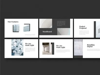 Dark Light Keynote Template