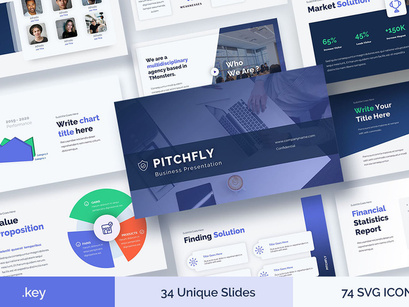 Pitchfly – Business Startup & Agency Pitchdeck Keynote