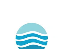 Water wave icon vector illustration design logo