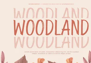 Golden Harvest - Handwritten Font